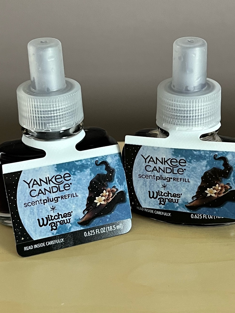 Two New Yankee Candle Witches’ Brew Patchouli Plug In Scented Refills